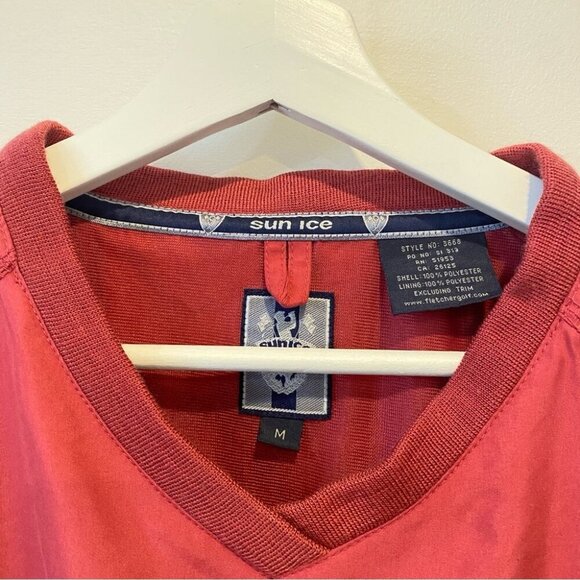 Sunice Vintage Windbreaker Pullover in Men's M - Rusty Red - Picture 4 of 16